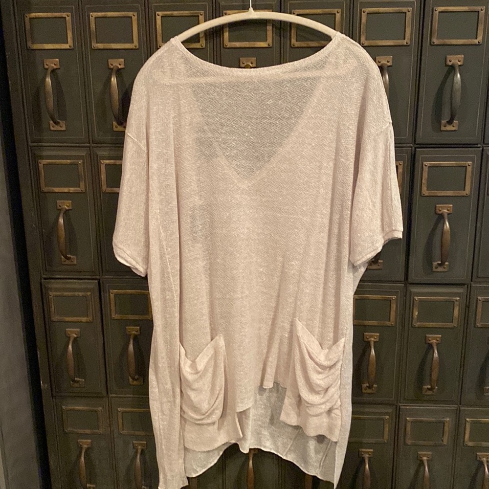 OZAI N KU Linen Sweater